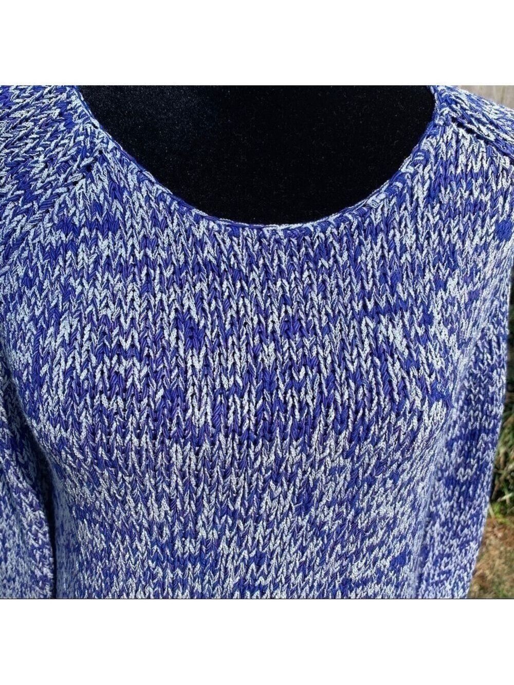 Chaus Long Sleeve Loose Knit Tunic Sweater